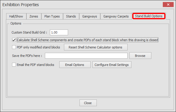 Screenshot: Once you have set all the options you require, click OK and move to step 4.