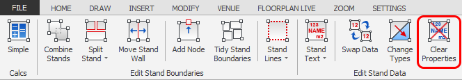 Screenshot: TIP 2 : To select ALL stands, press CTRL+A on your keyboard, then press F3 twice.