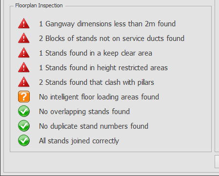 Screenshot: There are various warnings that can appear here. If you see a warning and are unsure what
