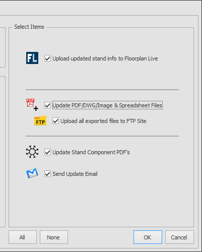 Screenshot: If you see any problems in the Floorplan Inspection section, you can click Cancel on this