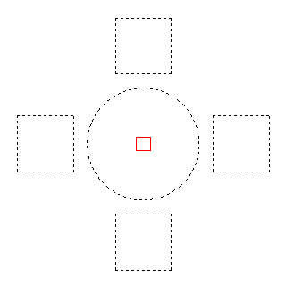 Screenshot: With a single insertion point: