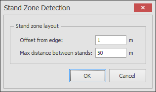 Screenshot: Before the zone is finalized, configure the following boundary settings: