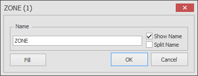 Screenshot: If you create multiple Zones with the exact same name, you can consolidate their total are