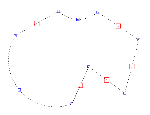 Screenshot: Select the polyline(s) that you would like to convert to a stand(s).