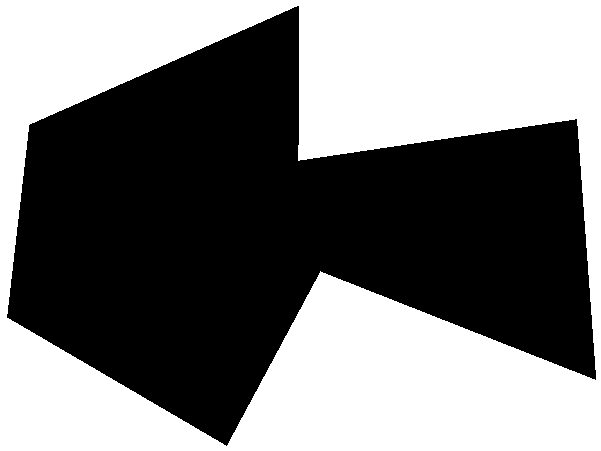 Screenshot: A Filled Polyline Example: