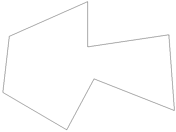 Screenshot: Samples of the completed polyline with and without closed loops.
