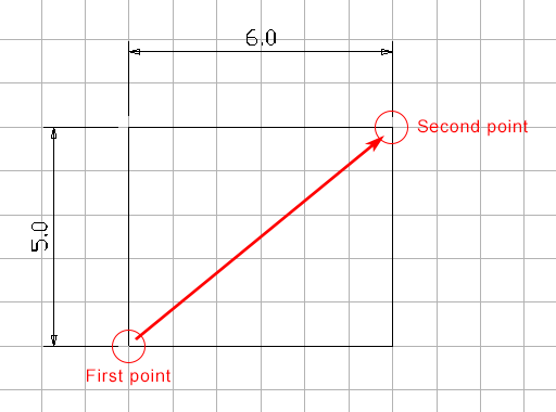 Screenshot: TIP: You can also draw the stand by just typing the size in.