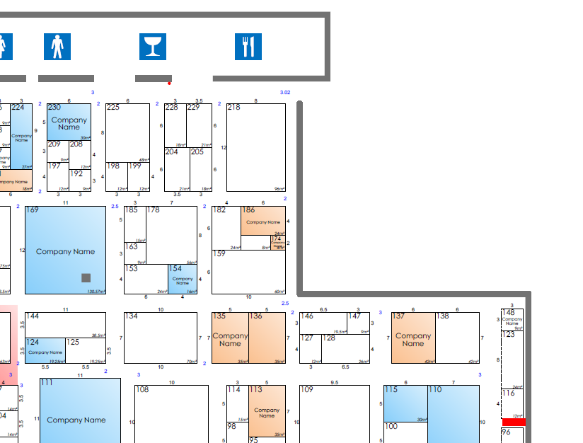 Screenshot: You may want to finish this blank part of the hall off with some walling as shown below.