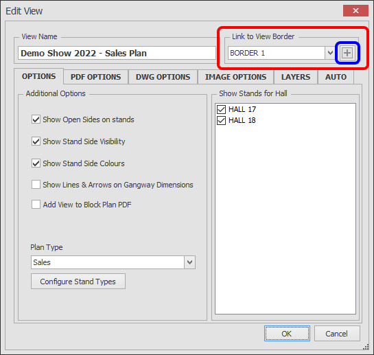 Screenshot: If there are no Borders to select because you haven't created one yet, go to step 4.
