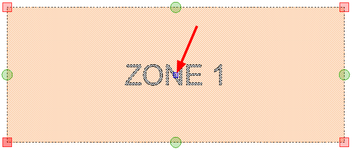 Screenshot: You will now be able to move the Name around with your mouse and position it as required.