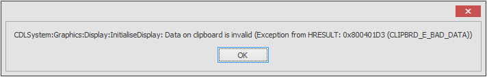 Screenshot: If you receive a message not shown below please take a screen shot of the message (ALT + P
