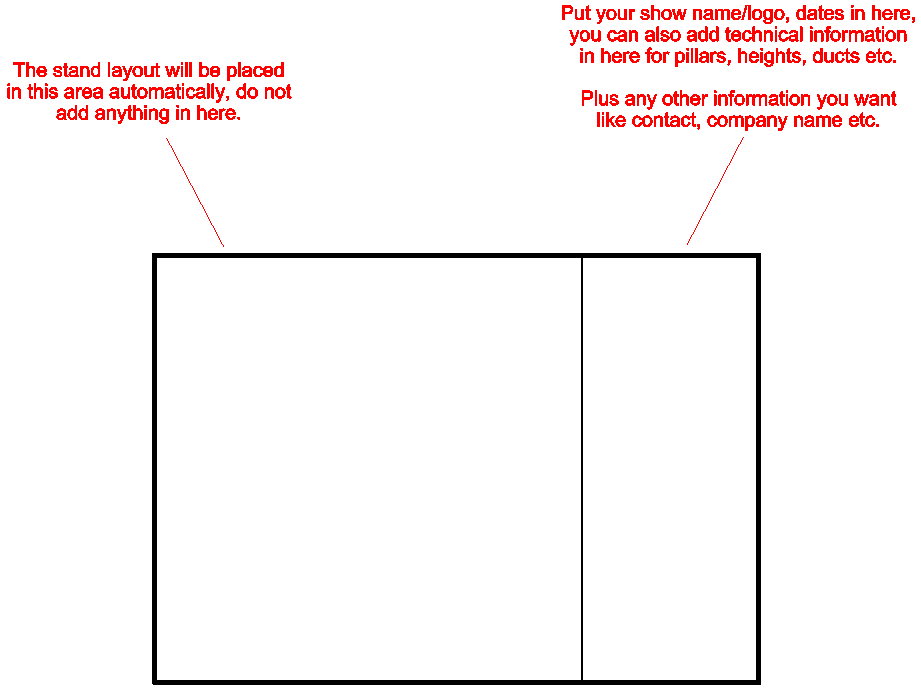 Screenshot: The right hand panel is where you can add any information you want such as the show name/l