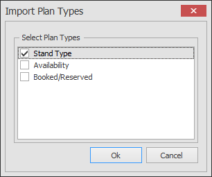 Screenshot: The Import Plan Types dialog will now appear as shown below. Tick the Plan Type you want t
