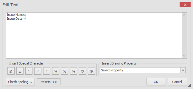 Screenshot: Issue Date -