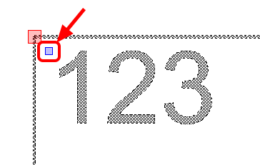 Screenshot: TIP: If your text is moving freely but you want to keep the text straight and inline, pres