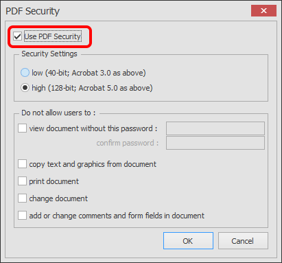 Screenshot: IMPORTANT: If you are sending the PDF to a publishing house to create a show guide etc, it