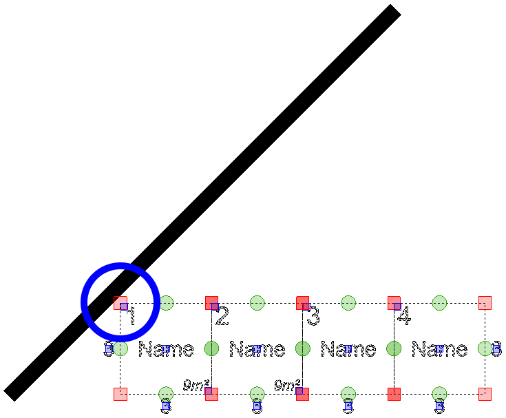 Screenshot: You now need to select a pivot point for where the stands will rotate around, in this case