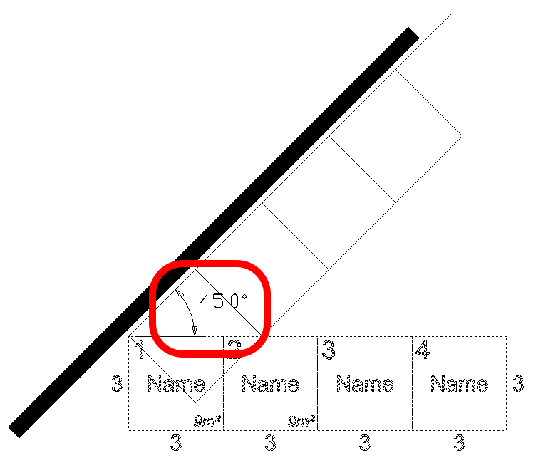 Screenshot: You can see the angle you have rotated the stands by the indicator as shown below highligh