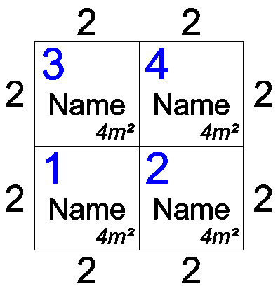 Screenshot: Once selected Click OK. All of the stand numbers on your floorplan will now be Blue.