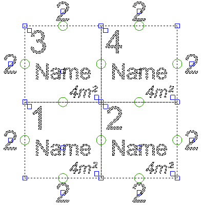 Screenshot: Select the stands that you want to change the text colour of.