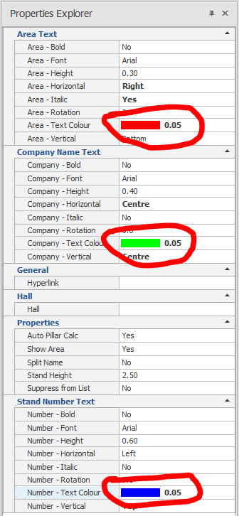 Screenshot: If you want to change the colour back so that the layer colour is used, select 'Layer' fro