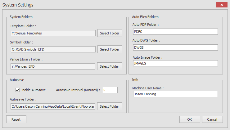Screenshot: The below dialog box will now appear. See below for an explanation of each option availabl