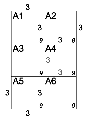 Screenshot: In this example you will see that there are dimensions on internal stand edges and some mi