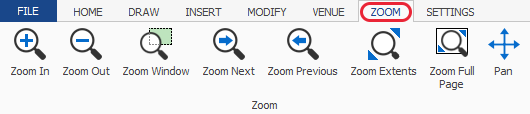 Screenshot: TIP: You can assign Zoom tools to Hot Keys for quick access.